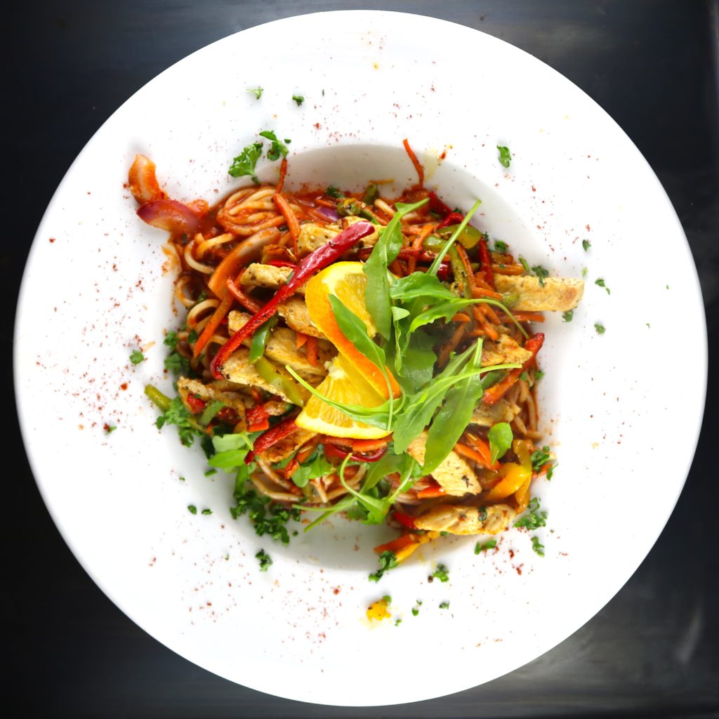 Spaghetti Indonesischer Art